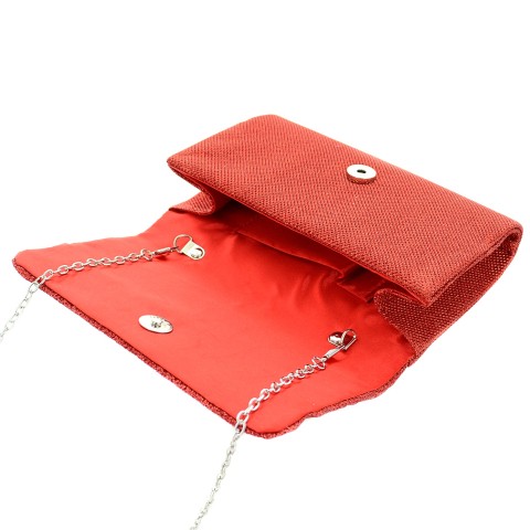 Glitter Embossed Clutch