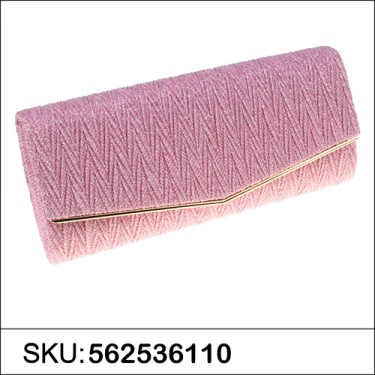 Glitter Embossed Clutch