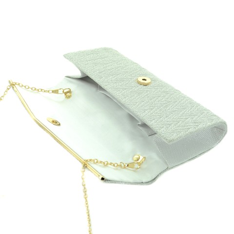 Glitter Embossed Clutch