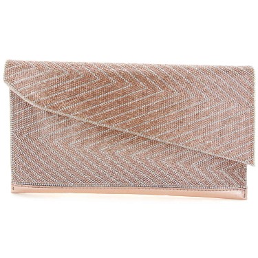 Rhinestone Envelope Clutch