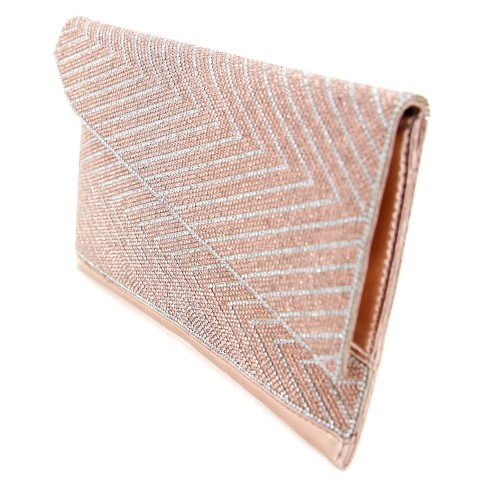 Rhinestone Envelope Clutch