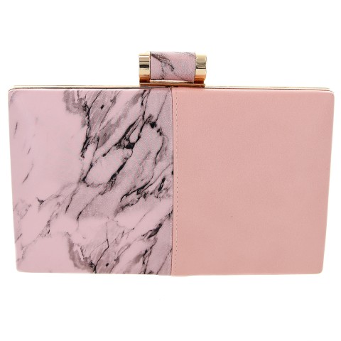 Marble Patchwork Clutch