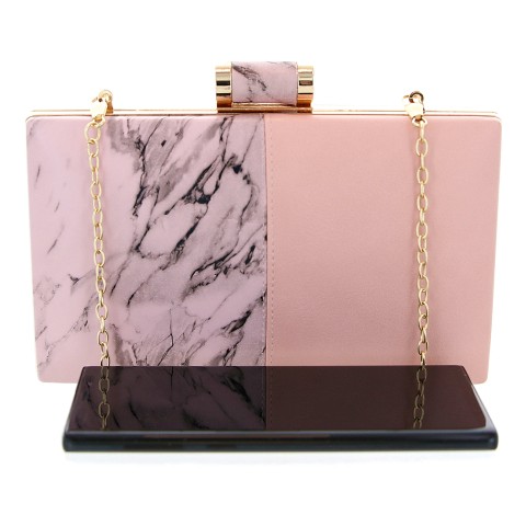 Marble Patchwork Clutch