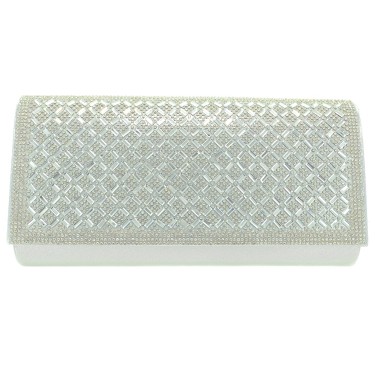 Crystal Foldover Clutch