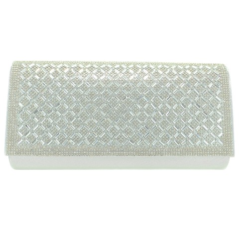 Crystal Foldover Clutch