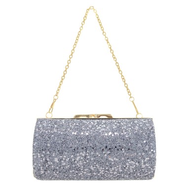 Glitter Cylinder Clutch