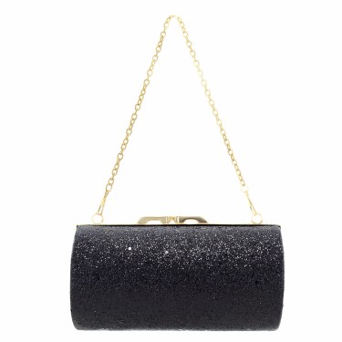 Glitter Cylinder Clutch