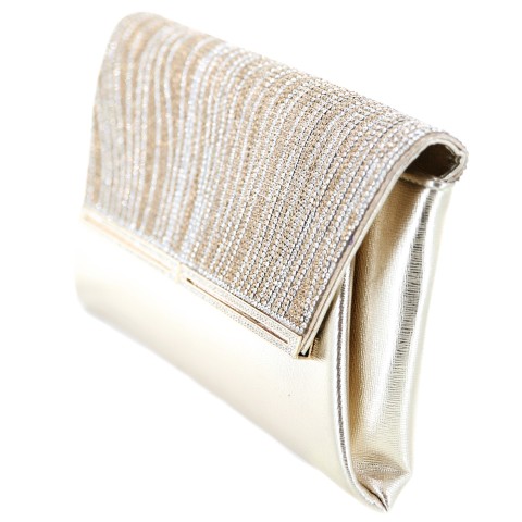 Rhinestone Envelope Clutch