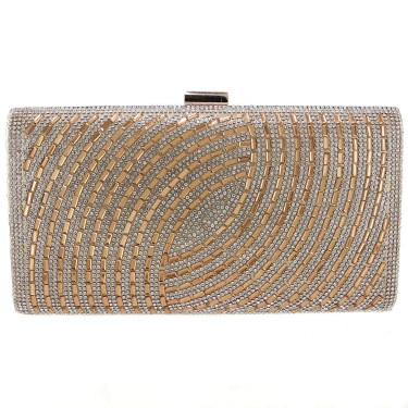 Crystal-Embellished Evening Clutch