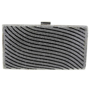 Crystal-Embellished Evening Clutch