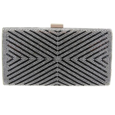 Crystal-Embellished Evening Clutch