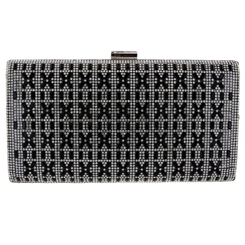 Crystal-Embellished Evening Clutch