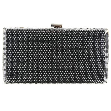 Crystal-Embellished Evening Clutch