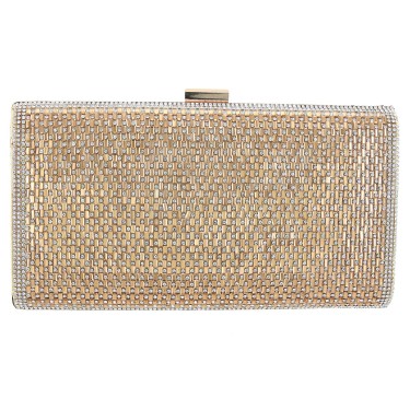 Crystal-Embellished Evening Clutch