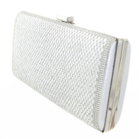 Crystal-Embellished Evening Clutch