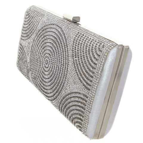 Crystal-Embellished Evening Clutch