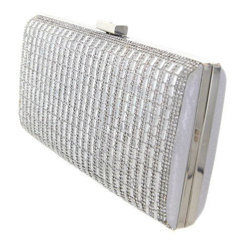 Crystal-Embellished Evening Clutch