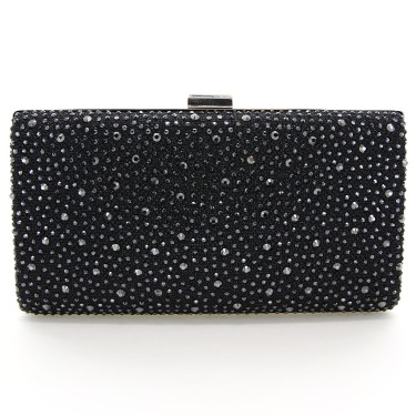 Glitter Crystal Rhinestone All Over Evening Clutch