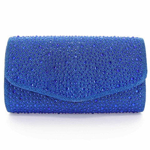 Glitter Crystal Rhinestone All Over Evening Clutch