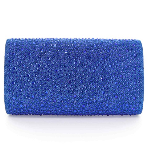 Glitter Crystal Rhinestone All Over Evening Clutch