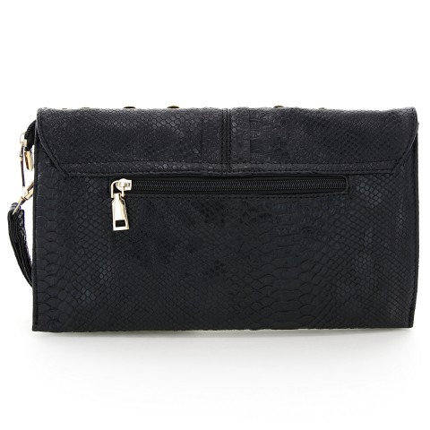 Crystal Studded Wristlet Clutch