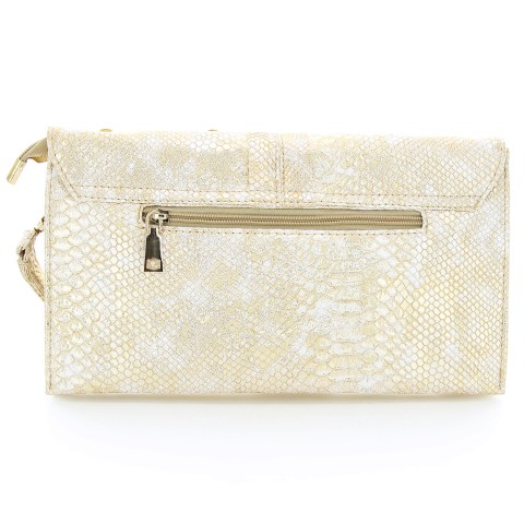 Crystal Studded Wristlet Clutch