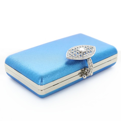 The Eye Crystal Rhinestone Deco Clutch Bag