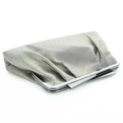 Bow Top Glitter Metallic Clutch/Evening Bag