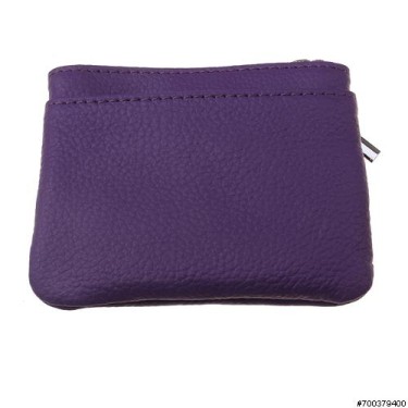 LEATHER WALLER Purple